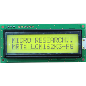 LCM162K3-FG (Serial LCD 16x2)