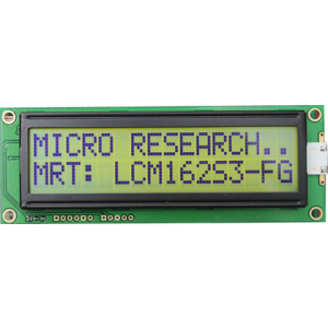 LCM162S3-FG (Serial LCD 16x2 Big font)