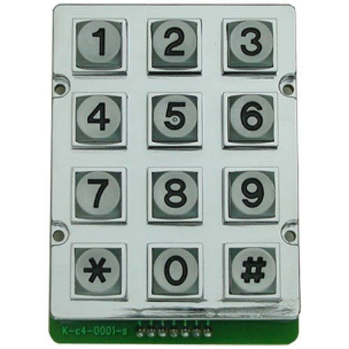 Keypad 4x3 (ปุ่มกดโลหะ)
